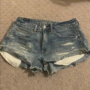 American eagle jean shorts